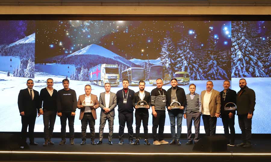 Başarılı MAN yetkili servisleri ödüllerini aldı MAN Yetkili Servisleri