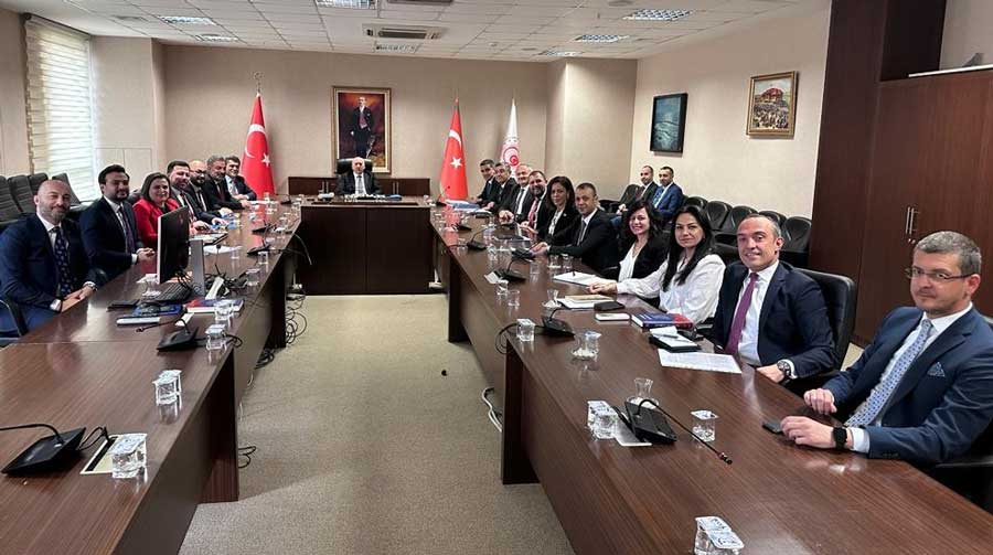 UND Başkanı Şerafettin Aras, Ticaret Bakan Yardımcısı Sezai Uçarmak ve ekibiyle sektör istişare toplantısına katıldı UND