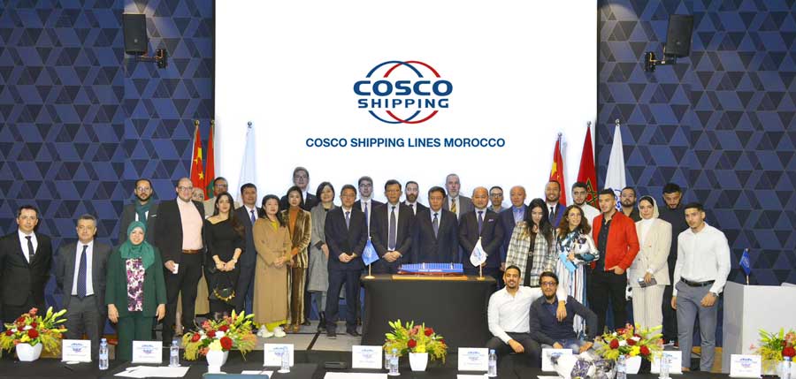 COSCO SHIPPING Lines (Morocco) SARL opens in Casablanca COSCO SHIPPING Lines