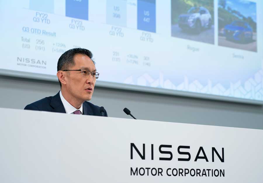 Nissan, 2023 mali yılı için üçüncü çeyrek sonuçlarını açıkladı Nissan Motor Co., Ltd.