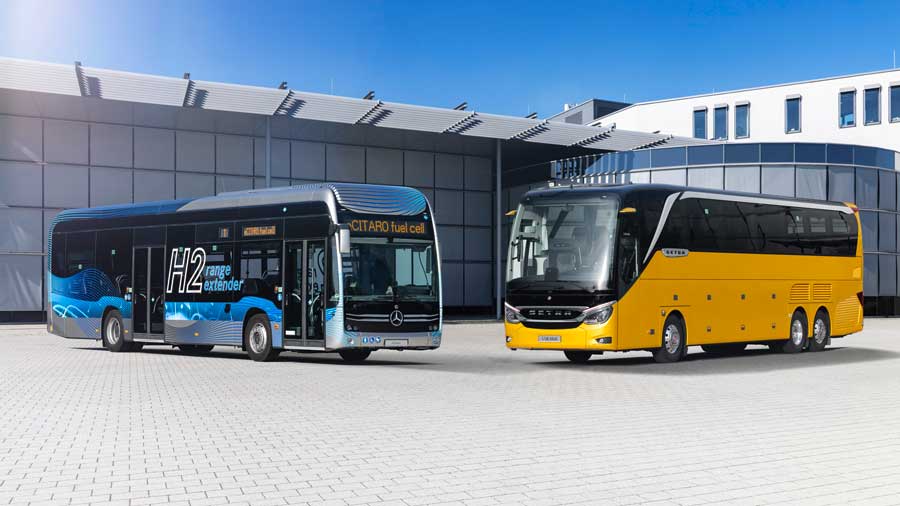 Daimler Buses, geleceğe yönelik iddialı hedefler belirliyor ve pazar önderliğini daha da genişletmeyi planlıyor Daimler Buses