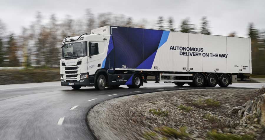 Scania, otonom merkezden merkeze taşımacılık çalışmalarını hızlandırıyor Scania otonom kamyon