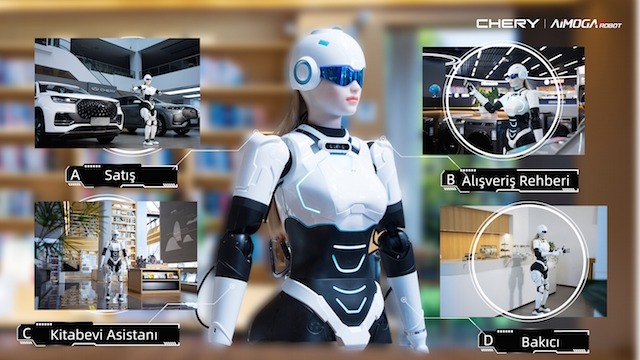 Chery, alanında uzman Aimoga ile akıllı robot sektörüne adım atıyor Chery