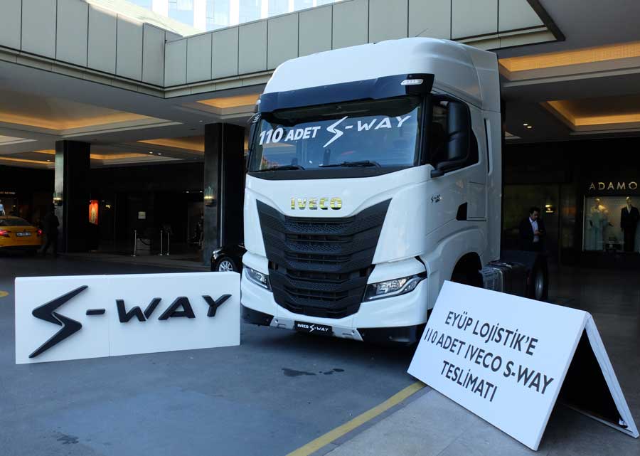 Eyüp Lojistik, filosunu 110 adet IVECO S-WAY ile büyüttü IVECO S-WAY