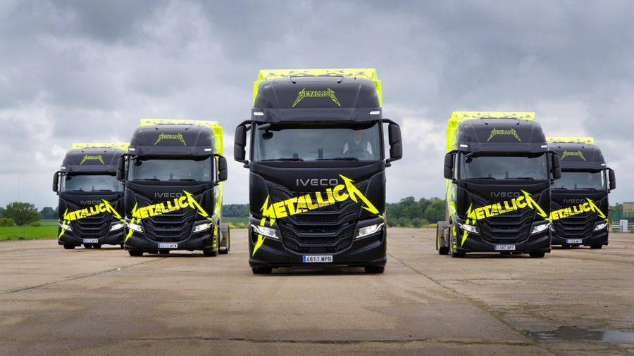 IVECO, Avrupa’daki M72 Turu için Metallica ile yola çıktı IVECO S-Way Metallica