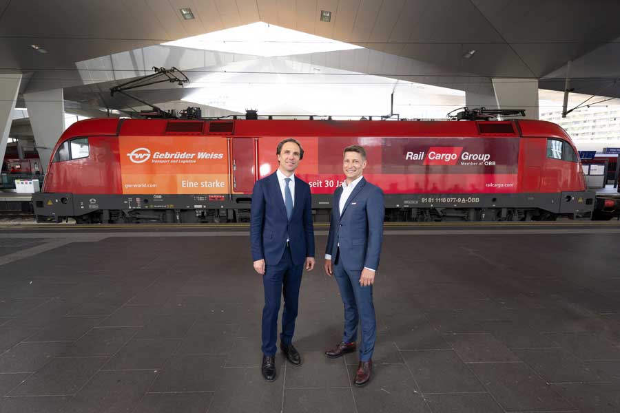 Gebrüder Weiss and Rail Cargo Group: three decades of collaboration Gebrüder Weiss