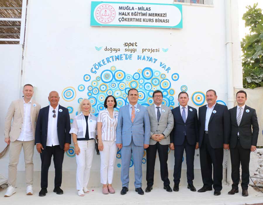 OPET, Doğaya Saygı Projesi kapsamında Çökertme Köyü’ndeki çalışmalarını tamamladı OPET