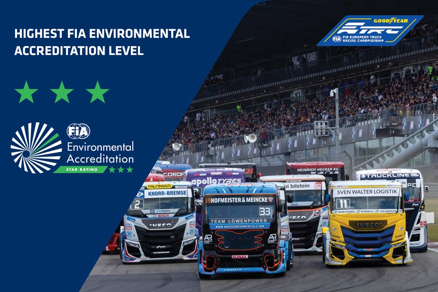 Goodyear FIA ETRC promoter achieves FIA Three-Star Environmental Accreditation ETRA Promotion