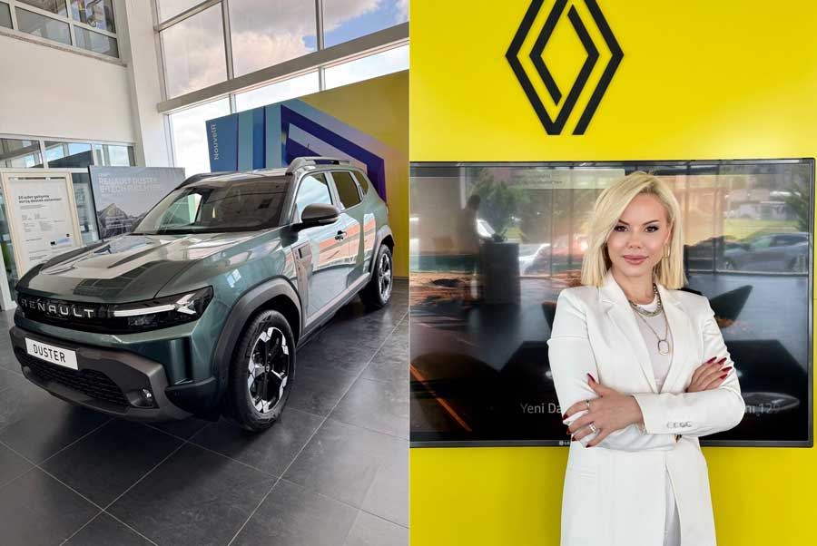 Yeni Duster ile sürüş deneyiminde yeni dönem Koçaslanlar Motorlu Araçlar Genel Müdürü Didem Aras