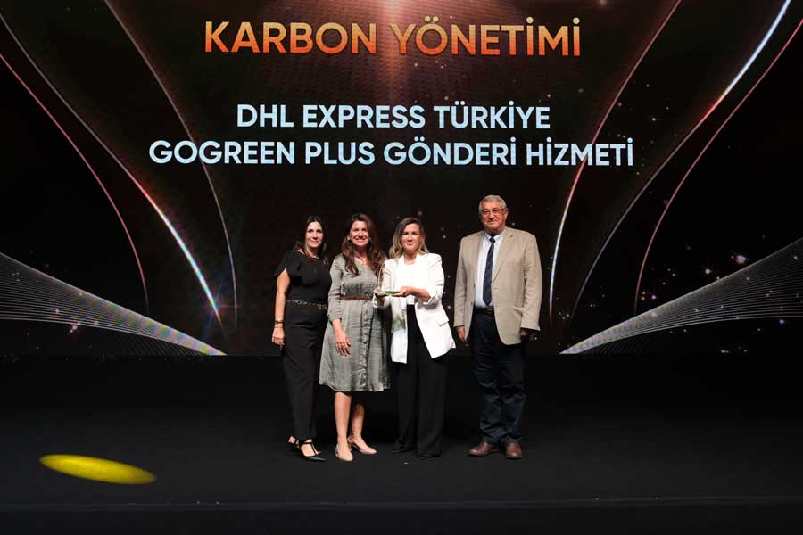 DHL Express Türkiye, Sürdürülebilir İş Ödülleri’nde GoGreen Plus ile ödül kazandı DHL Express Türkiye