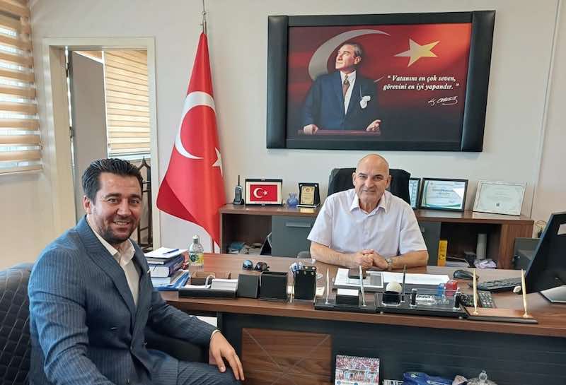 Habur Gümrük Müdürlüğü’ne yeni atanan İbrahim Etem Özkan makamında ziyaret edildi und
