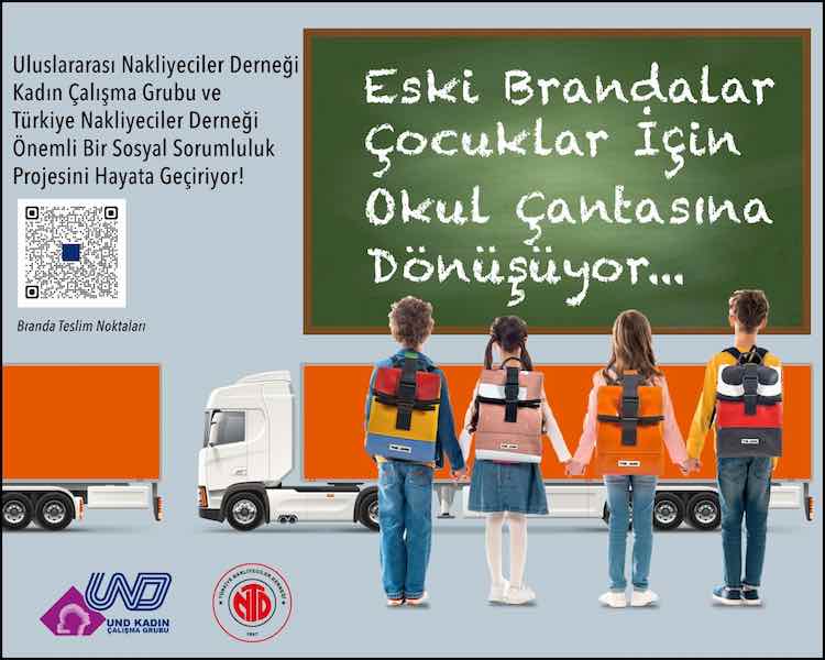 Uluslararası Nakliyeciler Derneği Kadın Çalışma Grubu ve Türkiye Nakliyeciler Derneği, sosyal sorumluluk projesini hayata geçiriyor UND ve TND