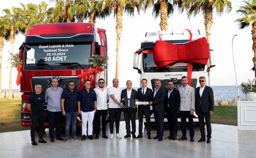 Özpet Grup, filosunu 50 yeni MAN çekiciyle güçlendirdi MAN Kamyon ve Otobüs Ticaret A.Ş.