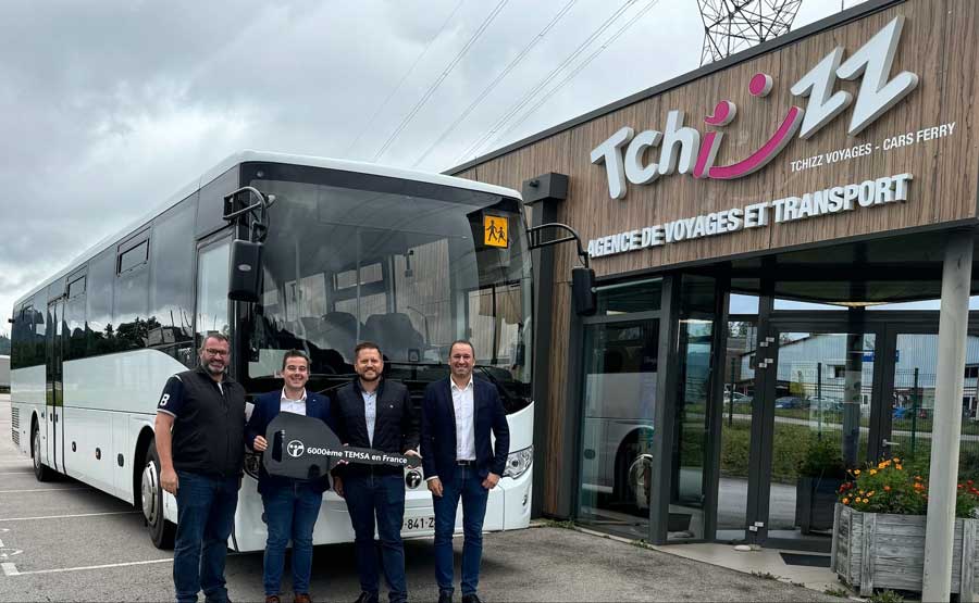 Temsa’dan Fransa’ya 6 bininci araç teslimatı Temsa