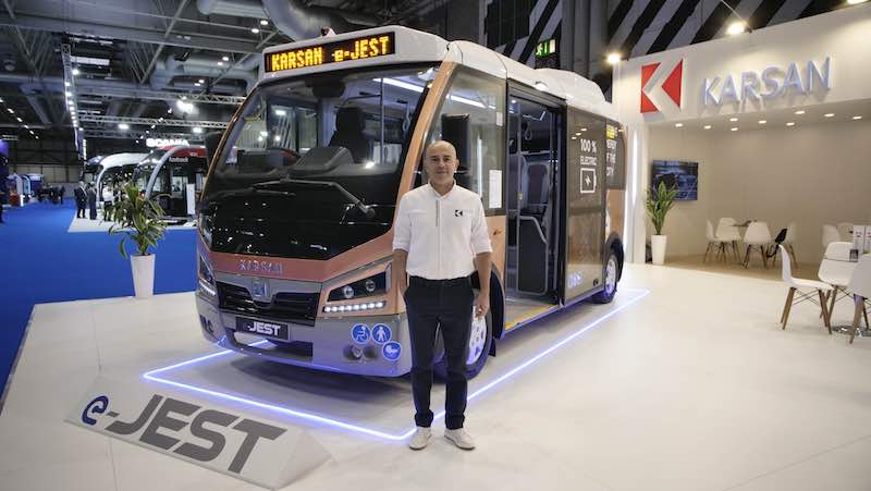 Karsan is now in the UK with its Electric e-JEST Karsan CCO Deniz Çetin