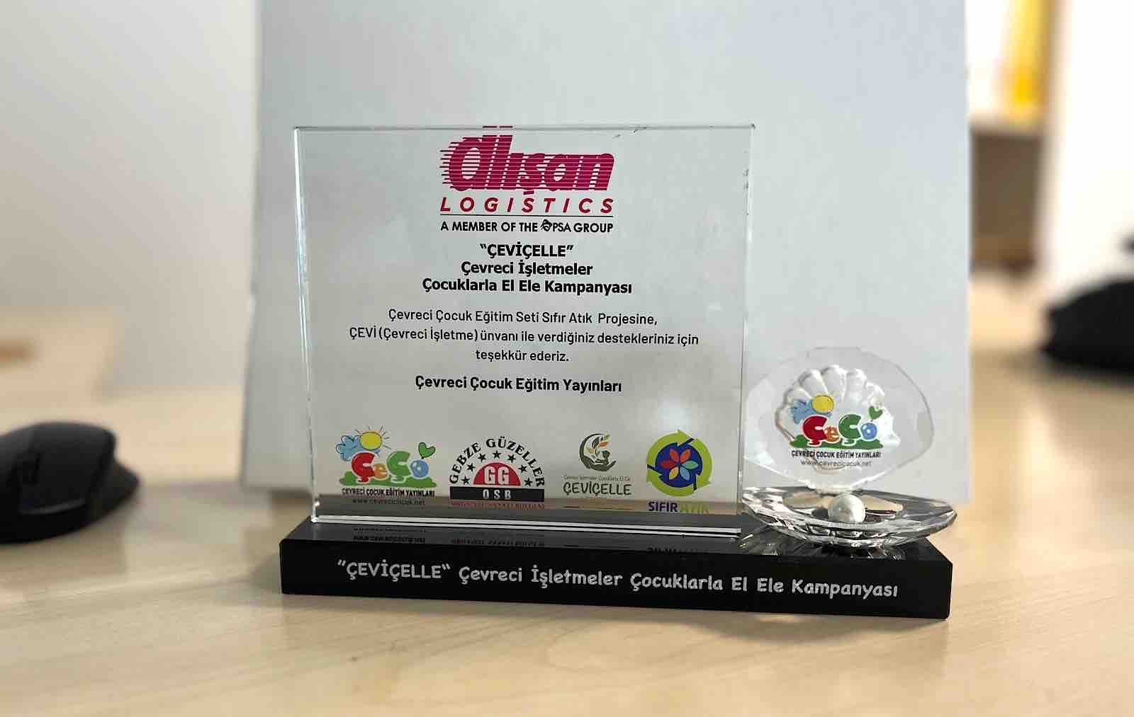 Alışan’a Sıfır Atık Ödülü Alışan Lojistik