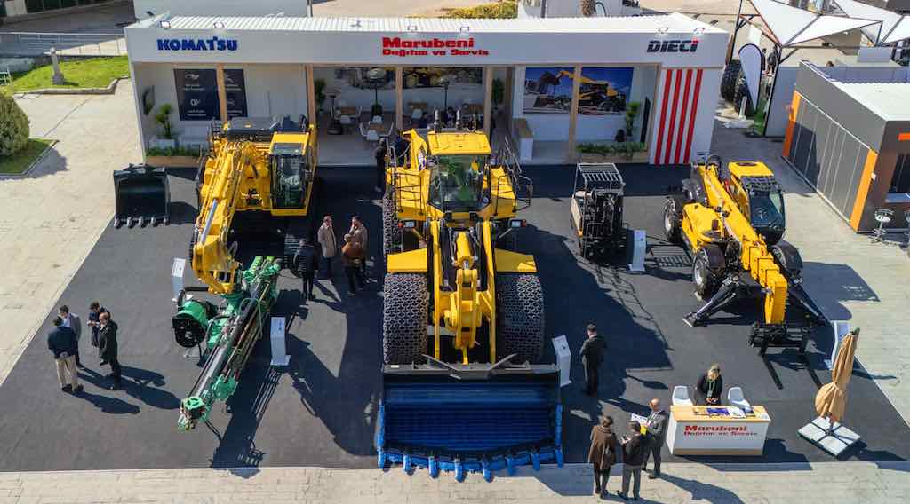 Marubeni Dağıtım ve Servis; Komatsu, Dieci, Crown ve Montabert markaları ile Mermer Fuarı 2025’e katıldı Marubeni Dağıtım ve Servis