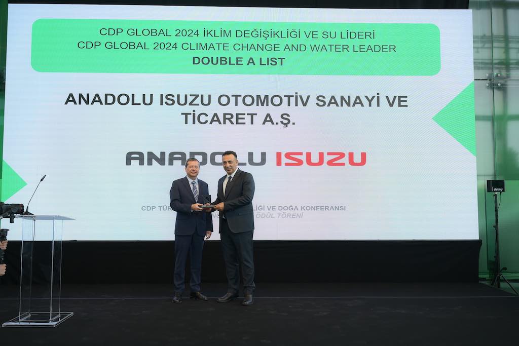 Anadolu Isuzu, CDP İklim Değişikliği ve Doğa Raporu’nda “Küresel A Listesi”ne girerek Türkiye 15. İklim Değişikliği & Doğa Konferansı’nda ödül aldı Anadolu Isuzu CDP