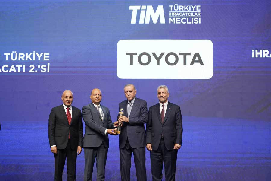 Toyota Otomotiv Sanayi Türkiye, Türkiye’nin en çok ihracat yapan 2’inci şirketi oldu Toyota Otomotiv Sanayi Türkiye