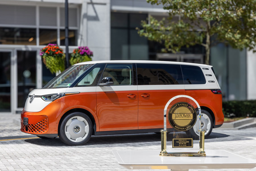 Volkswagen ID. Buzz named Top Minivan in 2025 J.D. Power APEAL Study ID. Buzz