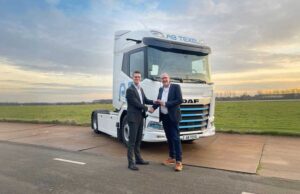 AB Texel, 1000’inci yeni nesil DAF aracını hizmete soktu DAF XF 350 Electric