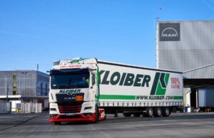 Kloiber, MAN’ın tedarik taşımacılık ağında elektrikli kamyonları hizmete sokuyor MAN eTruck