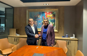 UND Başkanı Şerafettin Aras, AGTL Lojistik Komitesi Başkanı Paşa Paşayev ile bir araya geldi UND