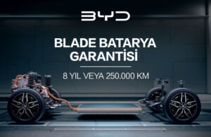 BYD Türkiye, batarya garantisini 8 yıl veya 250.000 km’ye yükseltti Blade Batarya