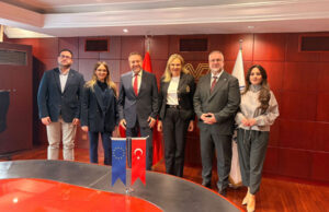 AB Türkiye Delegasyonu Finansal İlişkiler Daire Başkanı Maria Luisa Wyganowski, UND’yi ziyaret etti UND