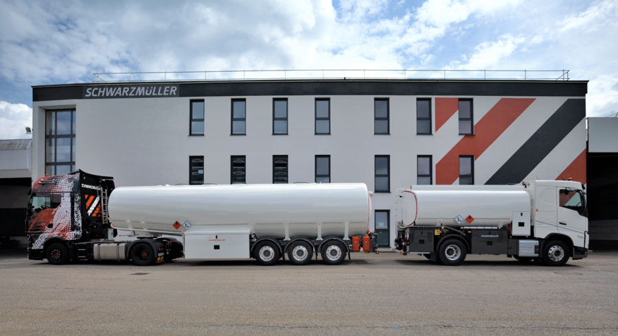 Schwarzmüller aluminium tank semi-trailer