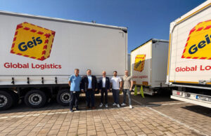 Krone trailer delivery for Geis Geis