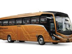 Marcopolo Paradiso G8 1200, 2027 Sürdürülebilir Otobüs Ödülü için kısa listeye kaldı Marcopolo Paradiso G8 1200