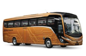 Marcopolo Paradiso G8 1200, 2027 Sürdürülebilir Otobüs Ödülü için kısa listeye kaldı Marcopolo Paradiso G8 1200