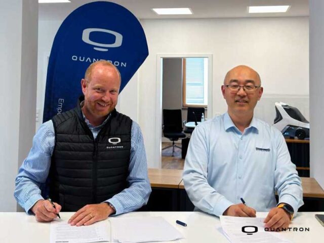 Andreas Haller, CEO of Haller Group and founder of QUANTRON, and Dr. Feilong Liu, Founder and CEO of HyperView