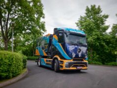 From Hanover around the world: Elektrotrucker Tobias Wagner started global eActros 600 expedition Mercedes-Benz eActros 600