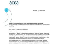 ACEA, ağır vasıtalar için Euro 7 fren emisyonu gerekliliklerinin ertelenmesi çağrısında bulundu ACEA