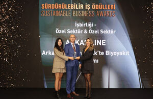 Arkas Line’a biyoyakıt projesiyle sürdürülebilir iş ödülü Arkas Line