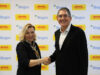 DHL Supply Chain Türkiye ve Biogen Türkiye, iş birliklerinin kapsamını genişletti DHL Supply Chain Türkiye Genel Müdürü Buket Cox ve Biogen Türkiye Ülke Müdürü Ömer Faruk Arslan