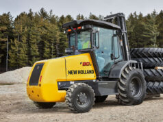 New Holland Construction launches five new machines across compact mini track loader, forklift and compact wheel loader portfolios F80C Rough Terrain Forklift