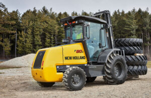 New Holland Construction launches five new machines across compact mini track loader, forklift and compact wheel loader portfolios F80C Rough Terrain Forklift