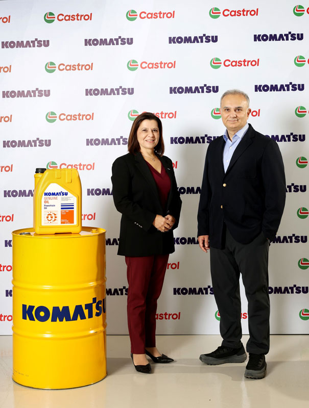 Castrol Türkiye, Ukrayna ve Orta Asya Genel Müdürü Nilay Tatlısöz ve  Marubeni Dağıtım ve Servis CEO’su ve Yönetim Kurulu Üyesi Cevdet Alemdar
